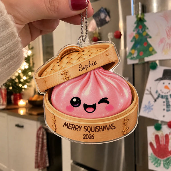 Personalized Christmas Dumpling Ornament