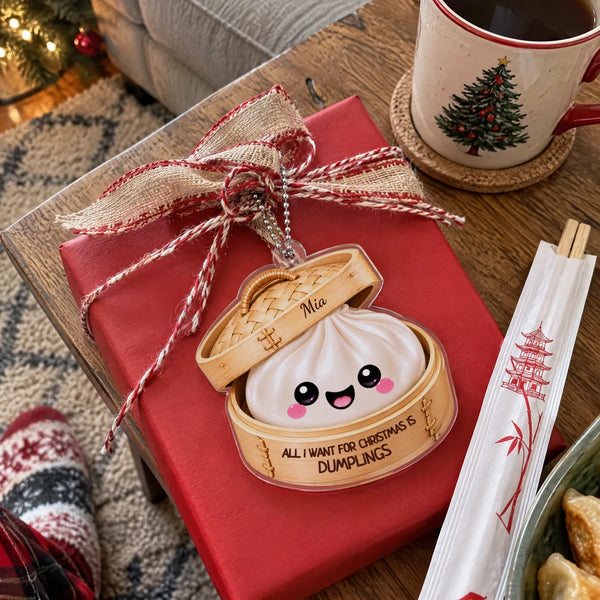 Personalized Christmas Dumpling Ornament