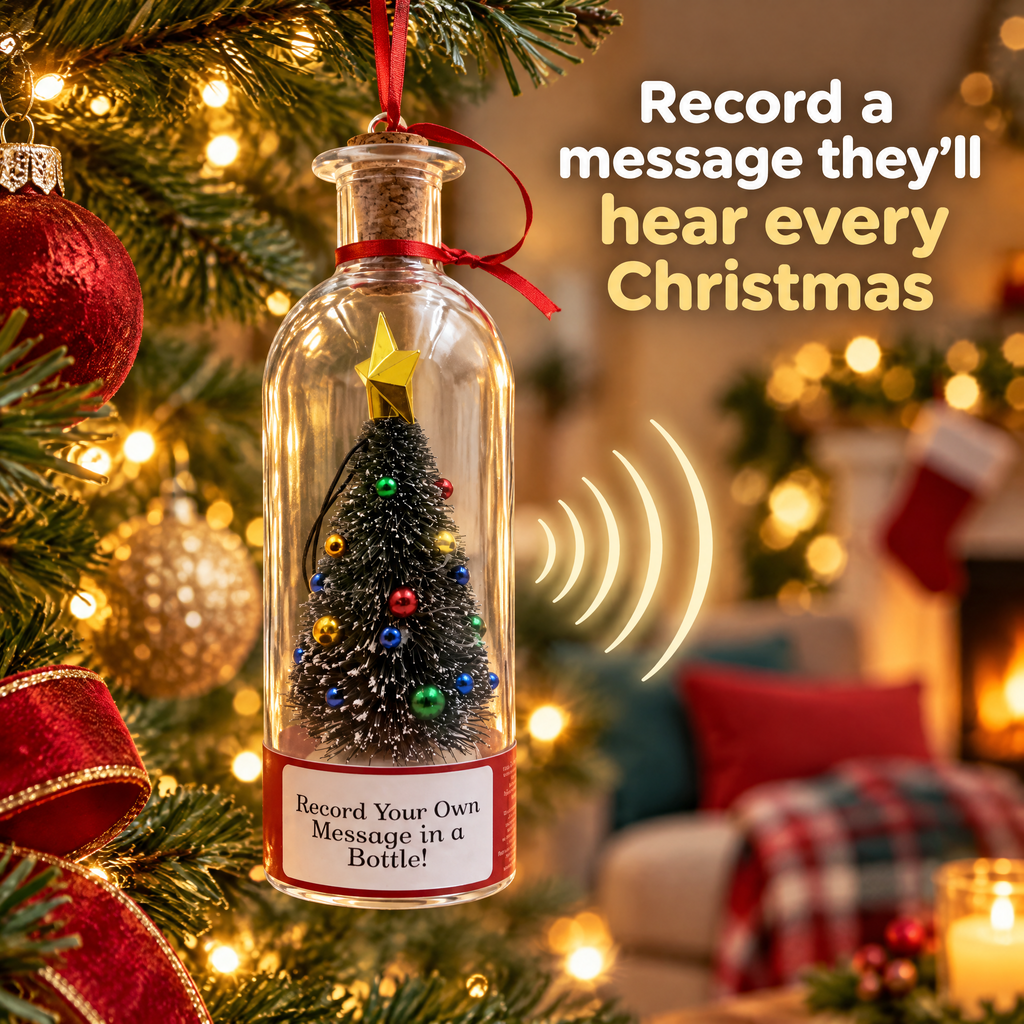 Message in a Bottle Keepsake Ornament — product photo 1 of 8