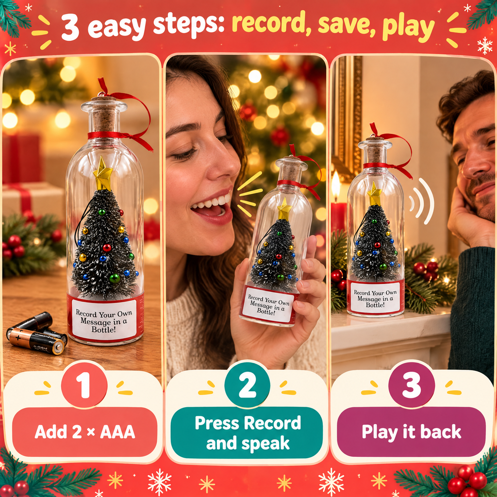 Message in a Bottle Keepsake Ornament — product photo 4 of 8
