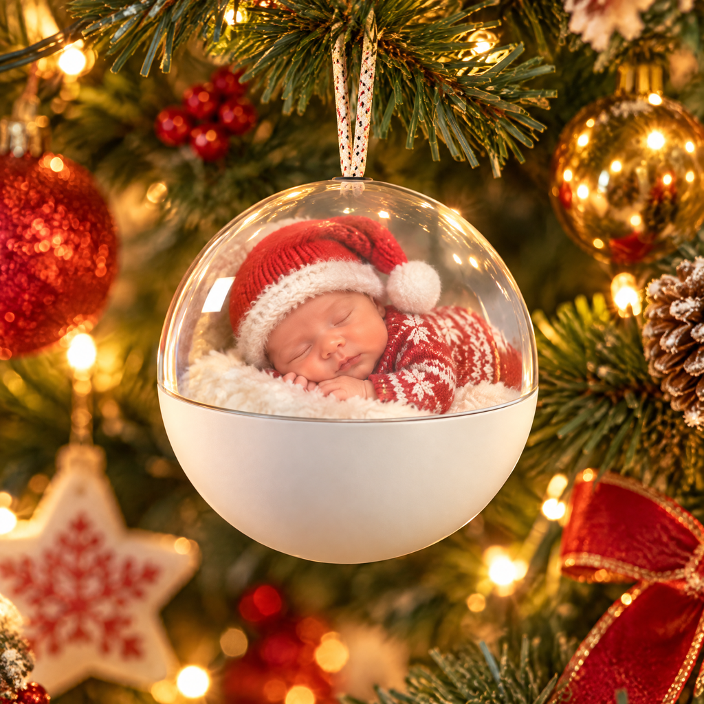 Smart Video Keepsake Ball — White
