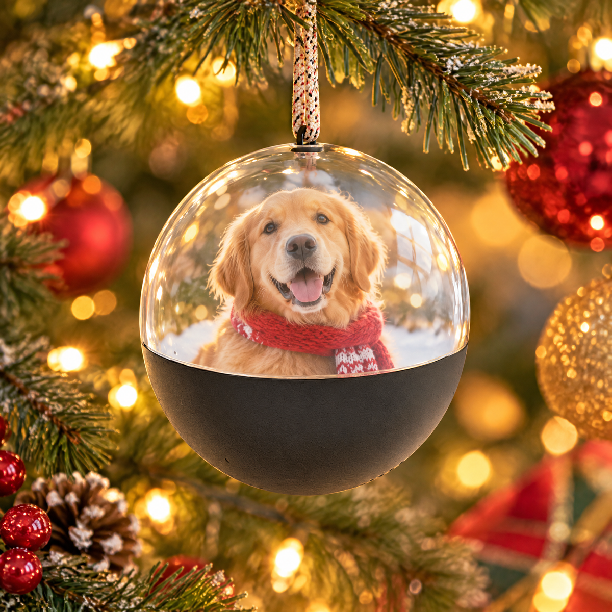 Smart Video Keepsake Ball — Black