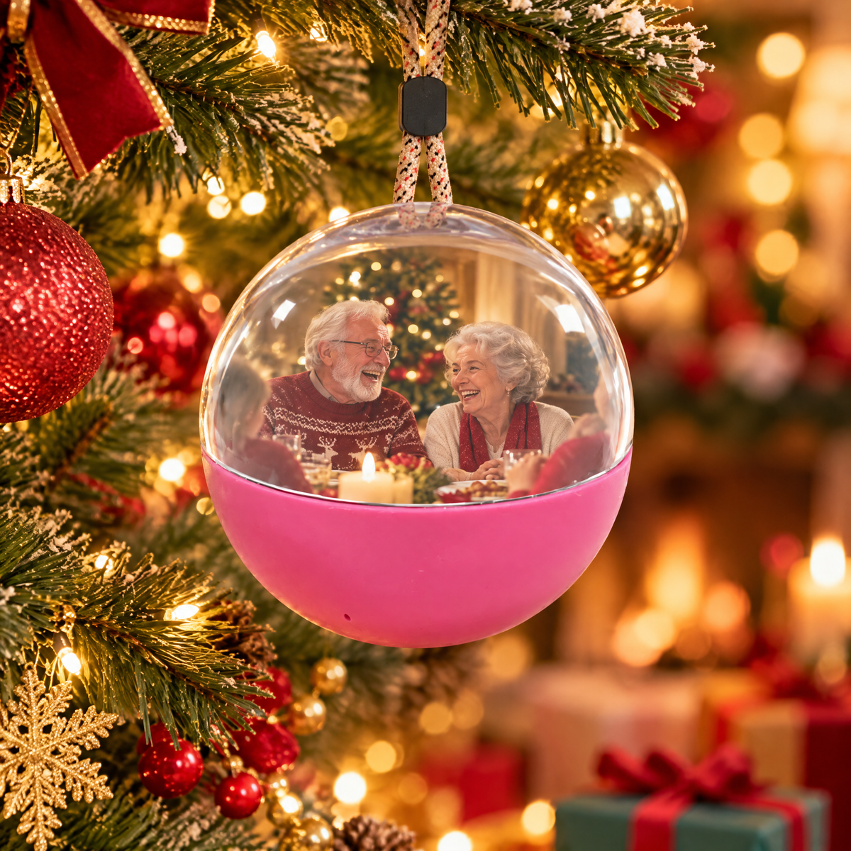 Smart Video Keepsake Ball — Pink