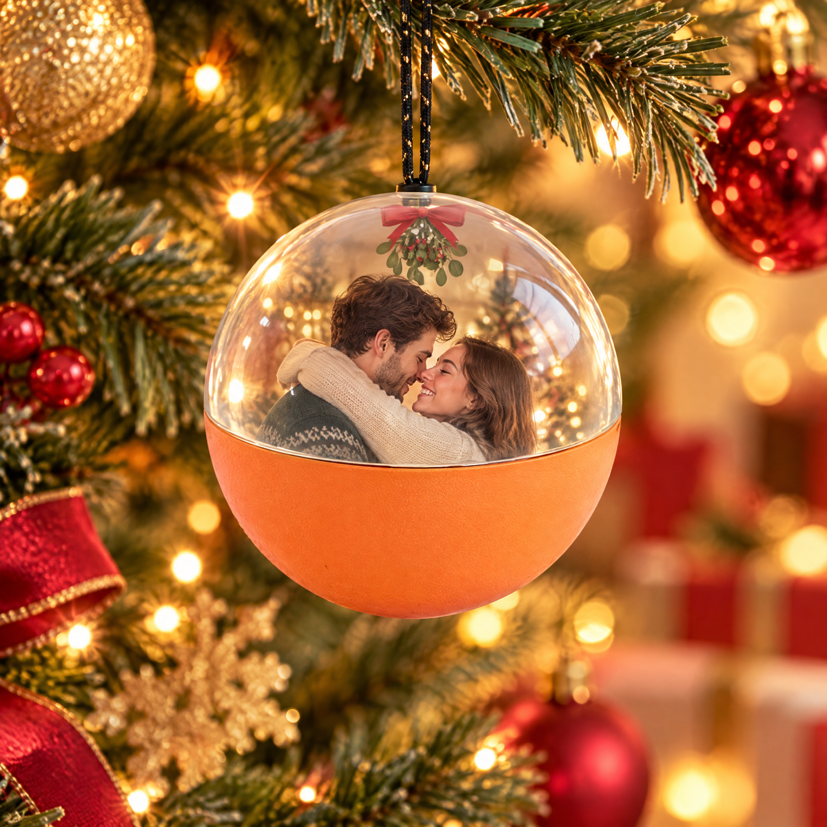 Smart Video Keepsake Ball — Orange