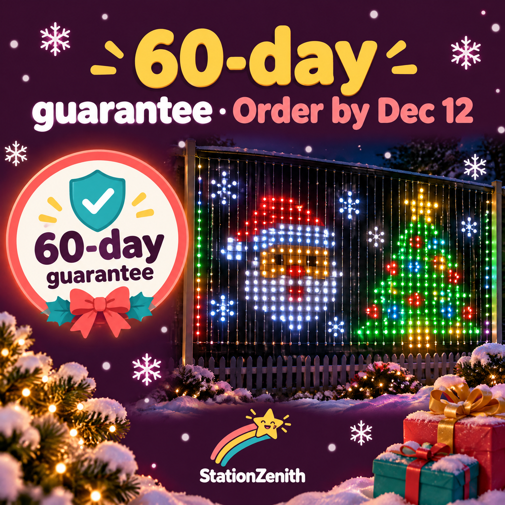 Smart Holiday Pixel Curtain — product photo 9 of 10