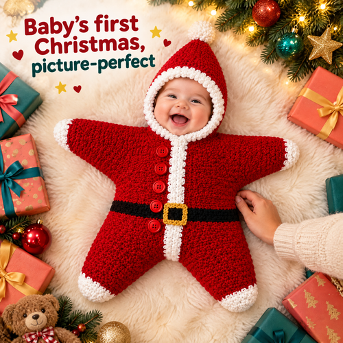 Little Christmas Star Keepsake Suit — product photo 1 of 9