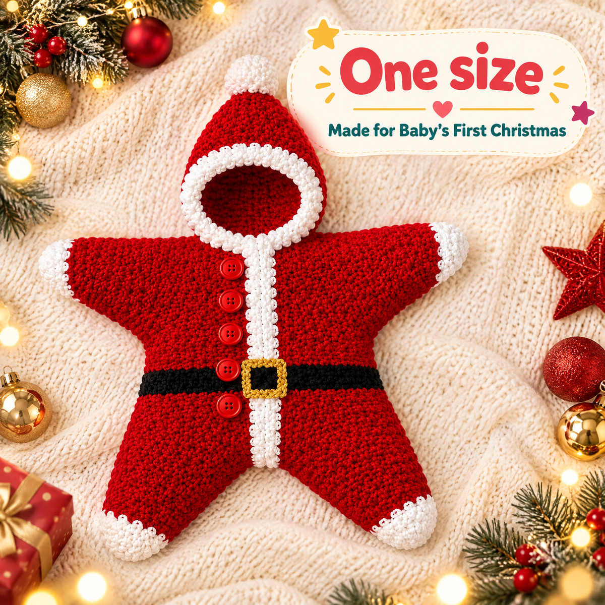 Little Christmas Star Keepsake Suit — product photo 7 of 9
