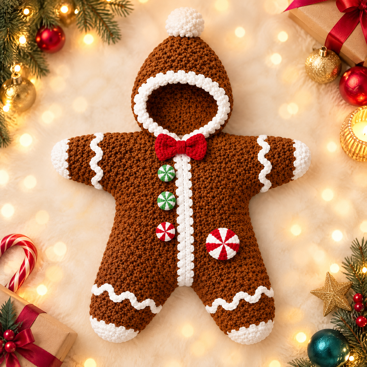 Little Christmas Star Keepsake Suit — Gingerbread