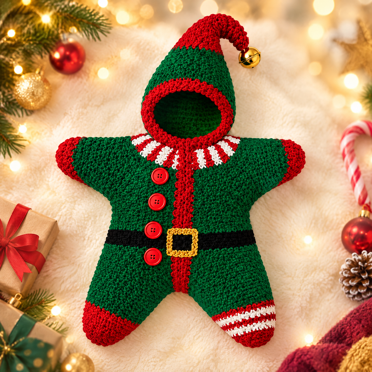 Little Christmas Star Keepsake Suit — Elf