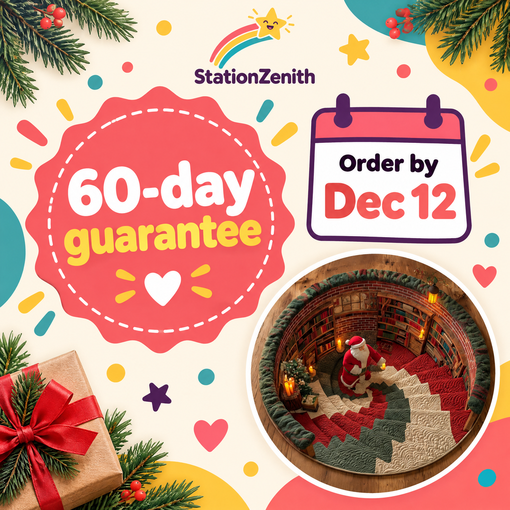 Magical Christmas 3D Illusion Rug — product photo 9 of 9