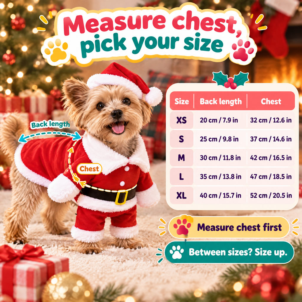 The Standing Santa Pet Costume — product photo 7 of 9