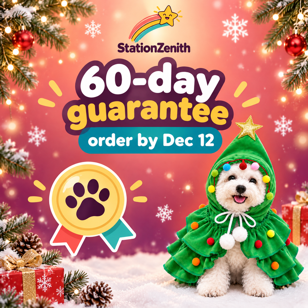 Festive Christmas Tree Pet Cape — product photo 9 of 9