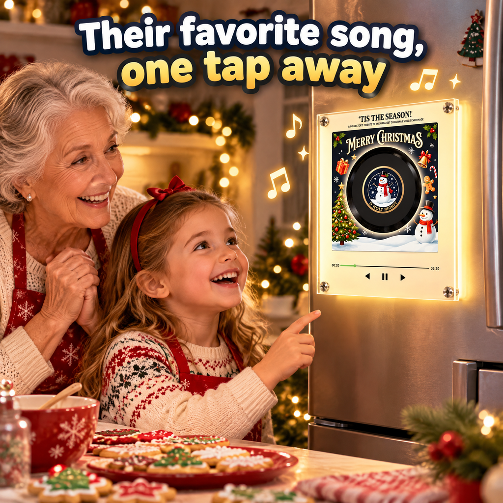 Smart Christmas Mini Record Magnet — product photo 2 of 10