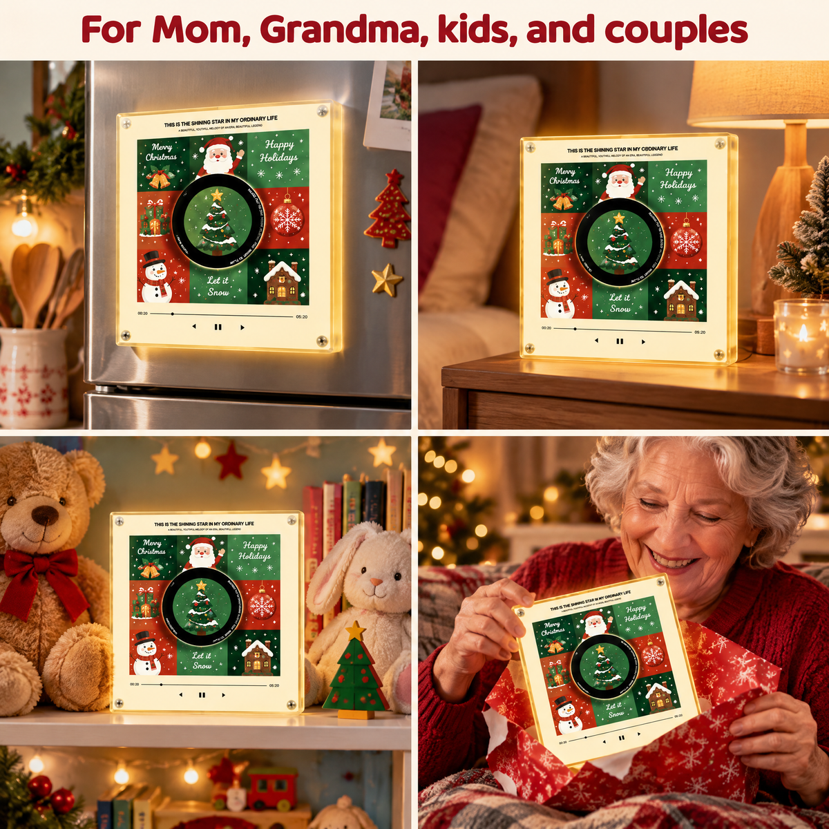 Smart Christmas Mini Record Magnet — product photo 6 of 10