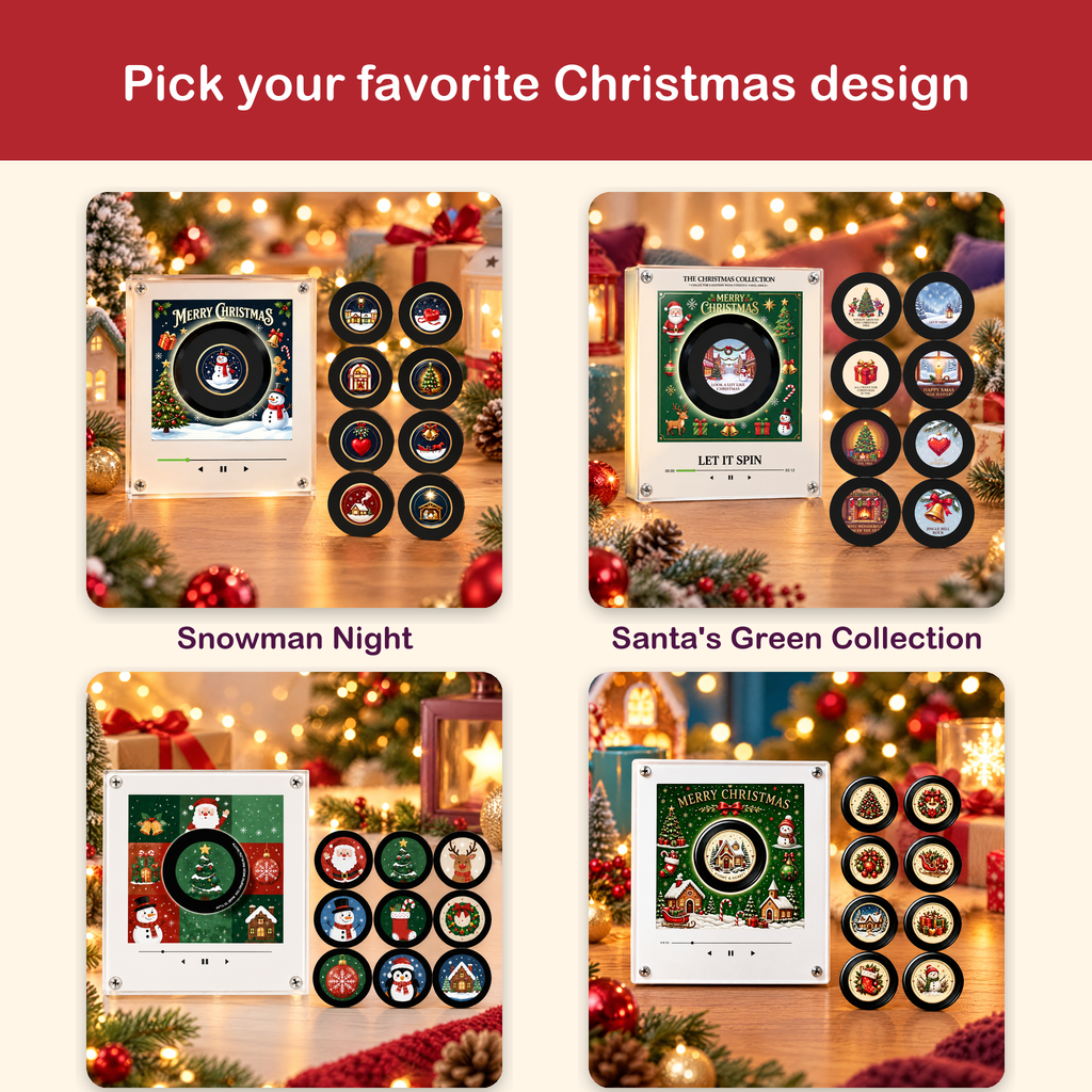 Smart Christmas Mini Record Magnet — product photo 7 of 10
