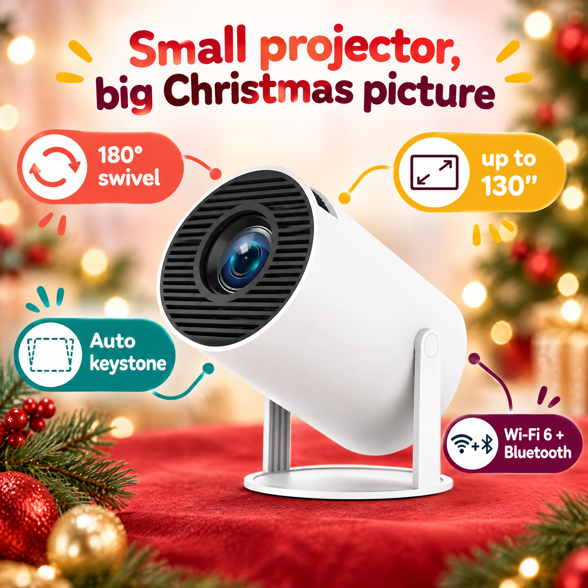 Smart Holiday Window Projector — product photo 4 of 9