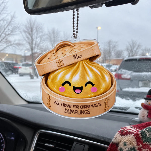 Personalized Christmas Dumpling Ornament