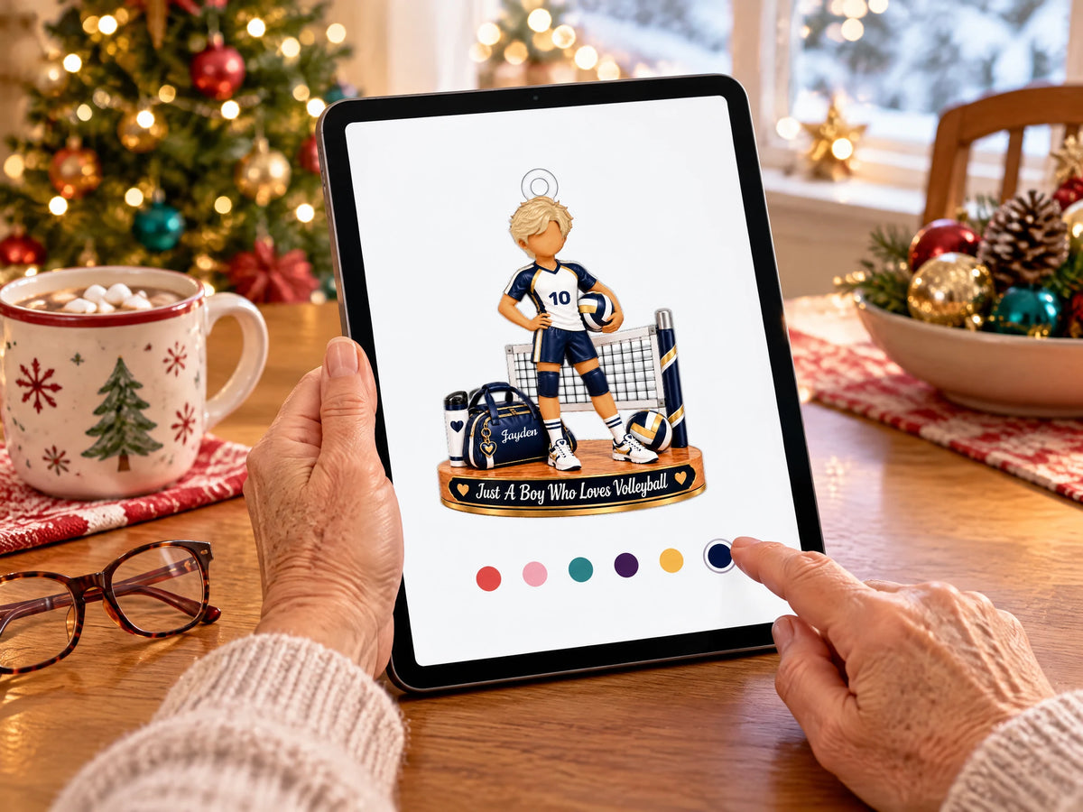How to Personalize Your Grandchild's Ornament in Minutes