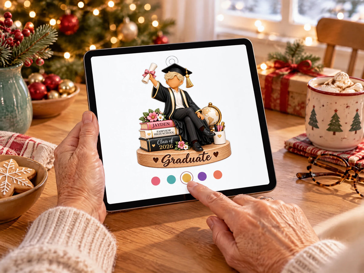 How to Personalize Your Grandchild's Graduation Ornament